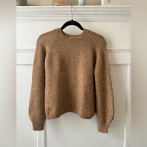 Sezane Louisa Jumper Camel - Size XS
